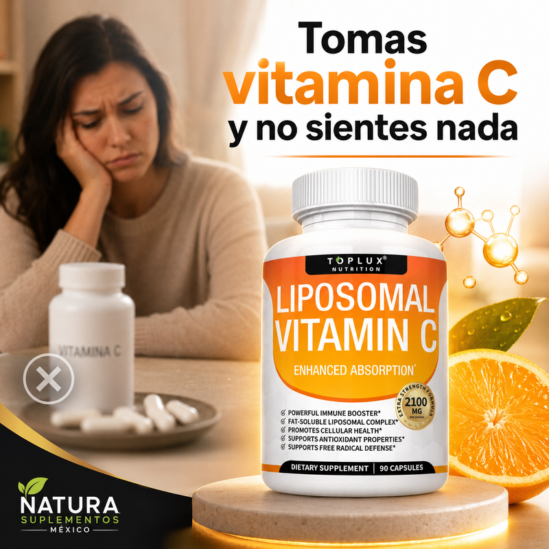 Tomas vitamina C y no sientes nada